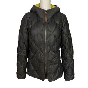 Eddie Bauer Down Jacket Women’s Large 1936 Skyliner EB550 Hood Puffer